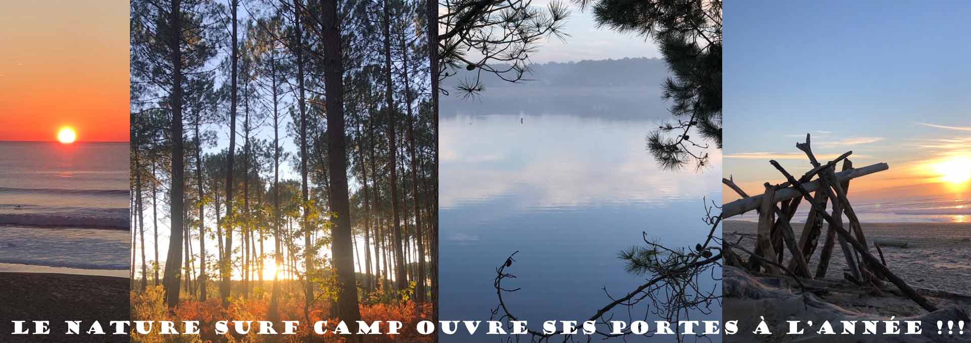 Le Nature Surf Camp ouvre ses portes à l’année !!!